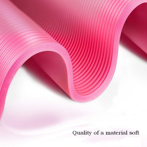 Exercise Mat Workout Mat Yoga Mat Thick Workout Mat - Purple - Picture 7 of 9